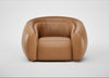 Flora Loveseat Leather Stonewash Toffee 277