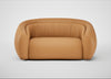 Flora 2 Seater Sofa Daino Leather Parchment