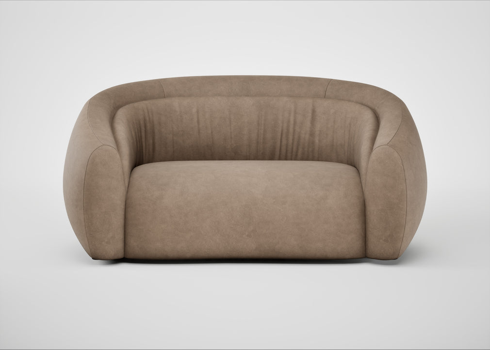 Flora 2 Seater Sofa Heritage Leather Camel 2015