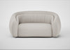 Flora 2 Seater Sofa Linea Leather White 634