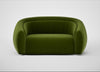 Flora 2 Seater Sofa Nobilis Velvet Leaf