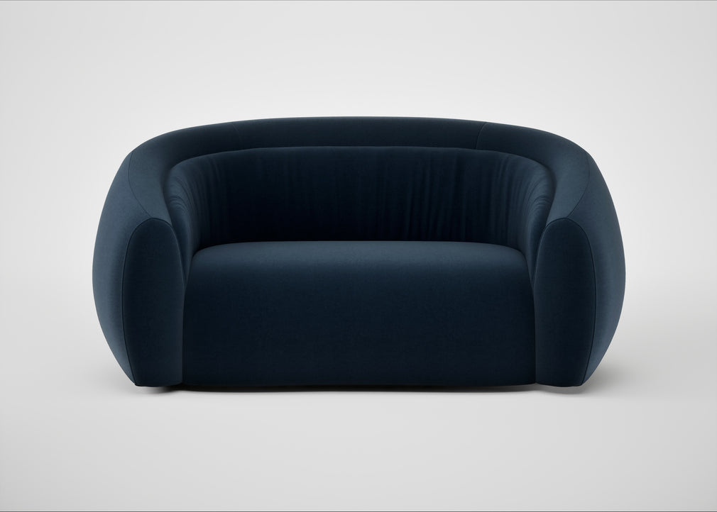 Flora 2 Seater Sofa Nobilis Velvet Night