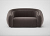 Flora 2 Seater Sofa Nobilis Velvet Sable