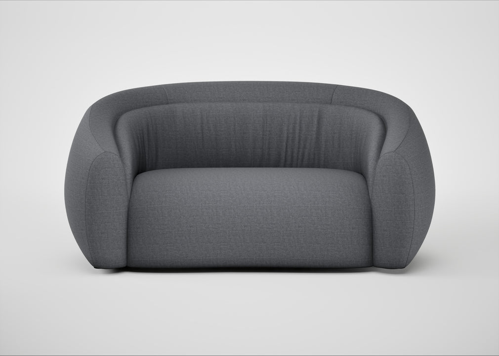 Flora 2 Seater Sofa Siena Cotton Shale Grey