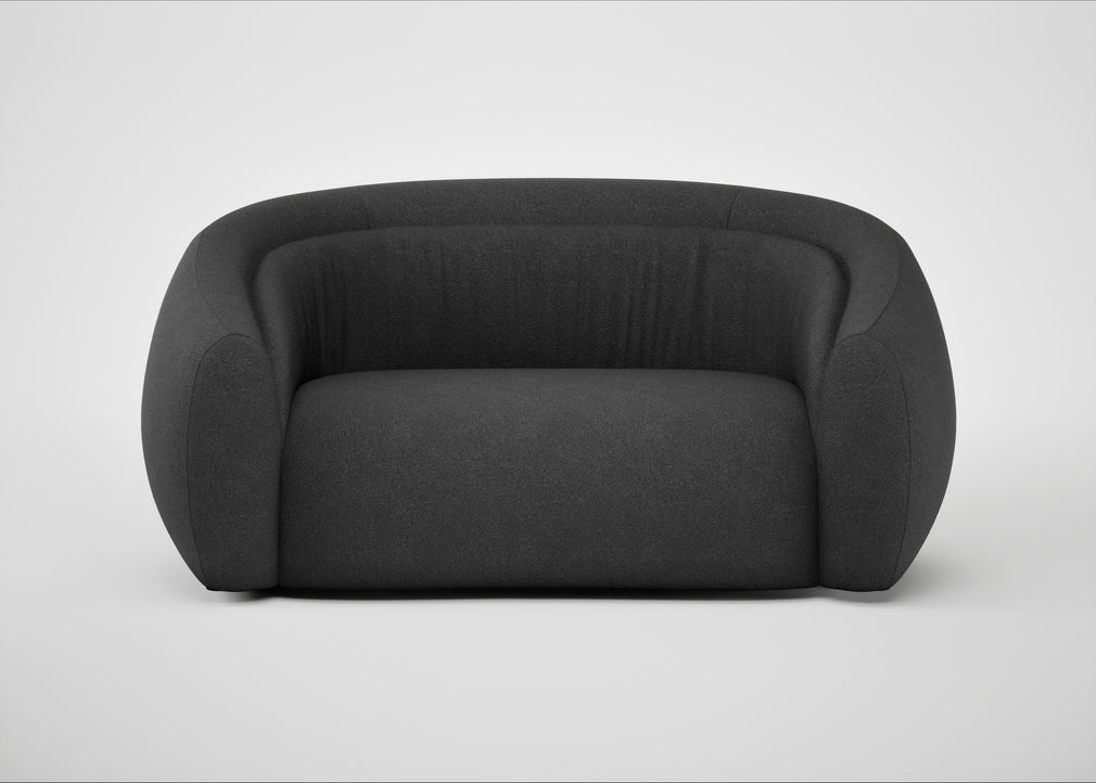 Flora 2 Seater Sofa St Moritz Wool Grey