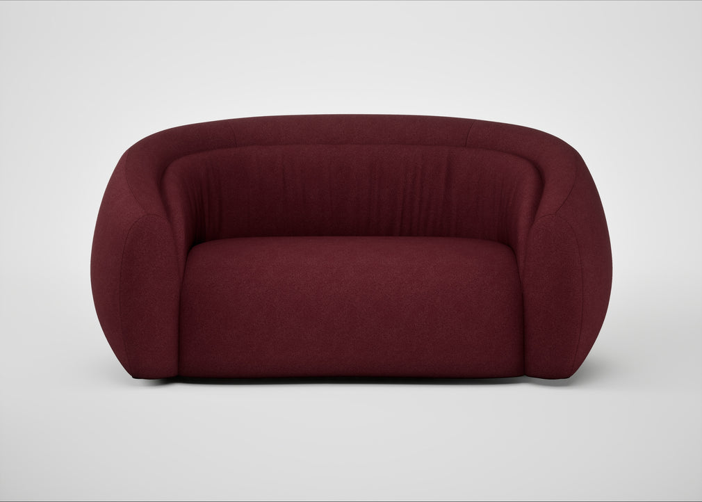 Flora 2 Seater Sofa St Moritz Wool Red