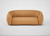 Flora 3 Seater Sofa Daino Leather Parchment
