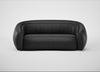 Flora 3 Seater Sofa Linea Leather Black 622