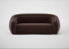 Flora 3 Seater Sofa Nobilis Velvet Espresso