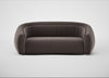 Flora 3 Seater Sofa Nobilis Velvet Sable
