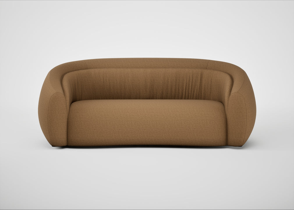 Flora 3 Seater Sofa Siena Cotton Clay