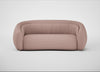 Flora 3 Seater Sofa Siena Cotton Dusky Pink