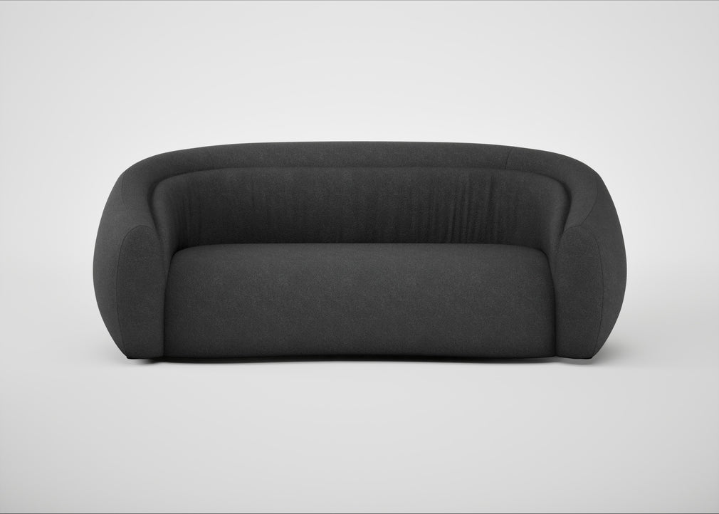 Flora 3 Seater Sofa St Moritz Wool Grey