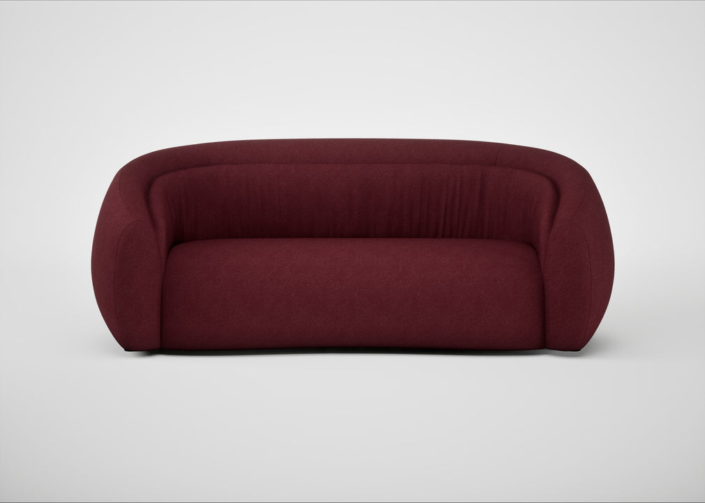 Flora 3 Seater Sofa St Moritz Wool Red