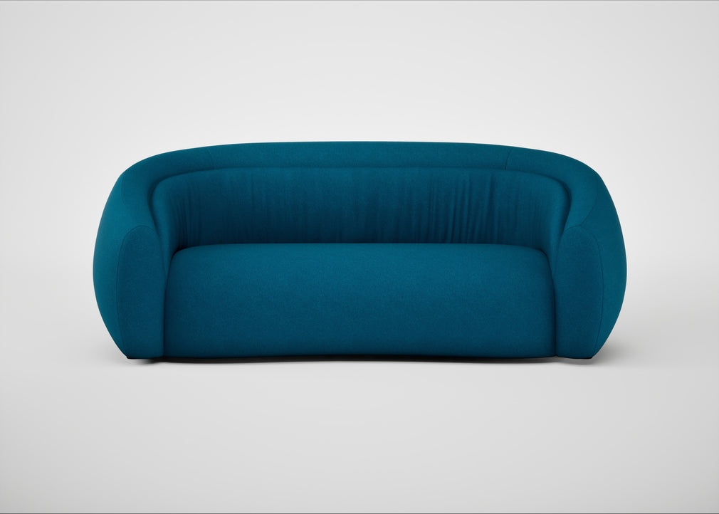 Flora 3 Seater Sofa St Moritz Wool Teal