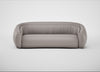 Flora 4 Seater Sofa Daino Leather Elephant