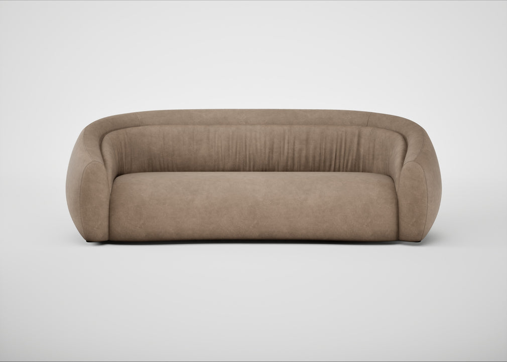 Flora 4 Seater Sofa Heritage Leather Camel 2015