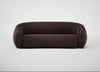 Flora 4 Seater Sofa Heritage Leather Dark Walnut 2069