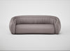 Flora 4 Seater Sofa Heritage Leather Stone Grey 2060