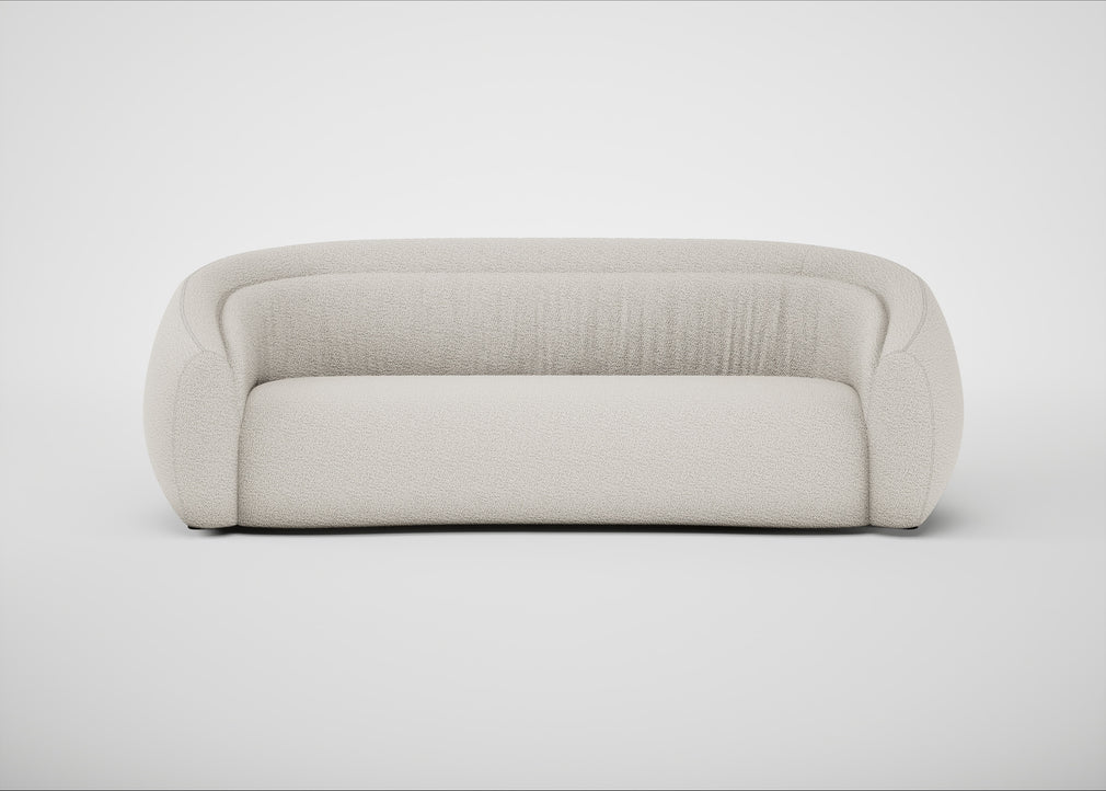 Flora 4 Seater Sofa Loop Boucle Polar