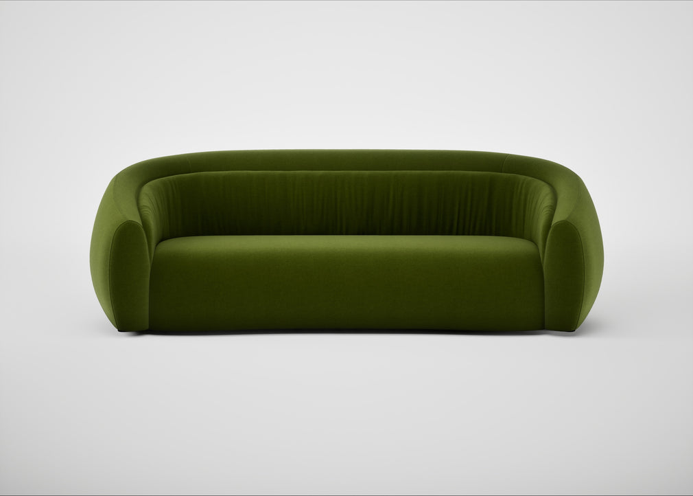 Flora 4 Seater Sofa Nobilis Velvet Leaf