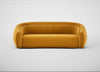 Flora 4 Seater Sofa Nobilis Velvet Mustard