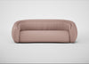 Flora 4 Seater Sofa Siena Cotton Dusky Pink