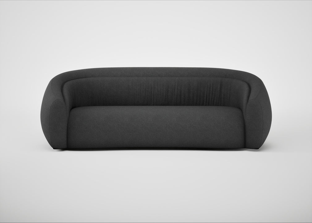 Flora 4 Seater Sofa St Moritz Wool Grey