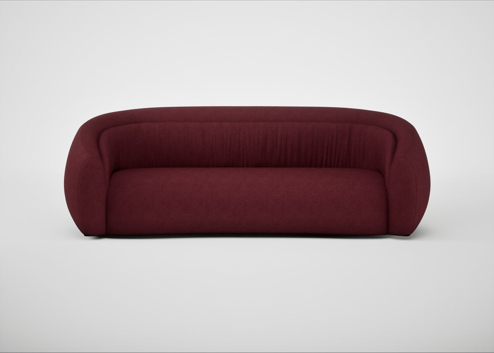 Flora 4 Seater Sofa St Moritz Wool Red