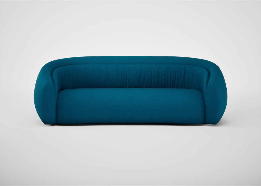 Flora 4 Seater Sofa St Moritz Wool Teal