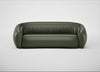 Flora 4 Seater Sofa Leather Stonewash Vintage Green 278