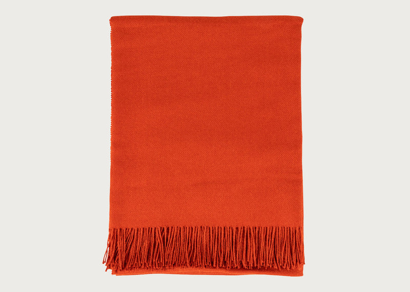 Pure Alpaca Throw Rust