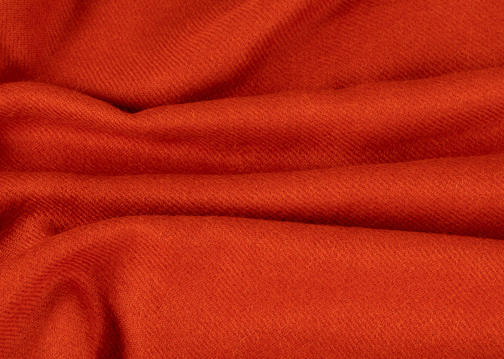 Pure Alpaca Throw Rust
