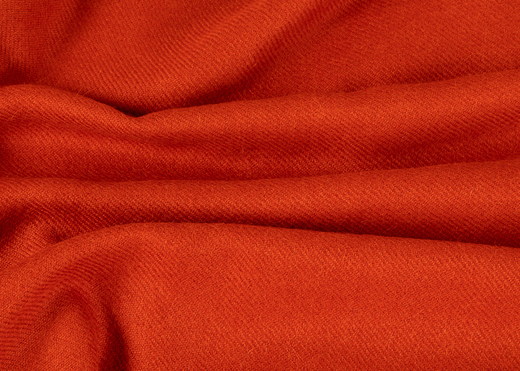 Pure Alpaca Throw Rust