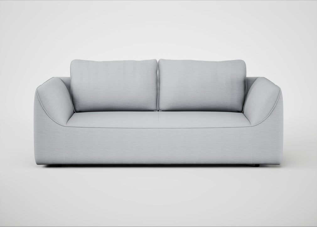 Morven 3 Seater Sofa Broad Weave Tin