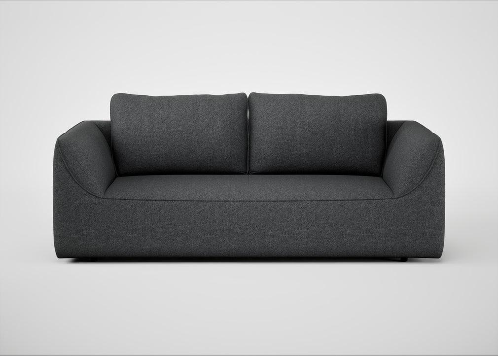 Morven 3 Seater Sofa Melton Wool Granite