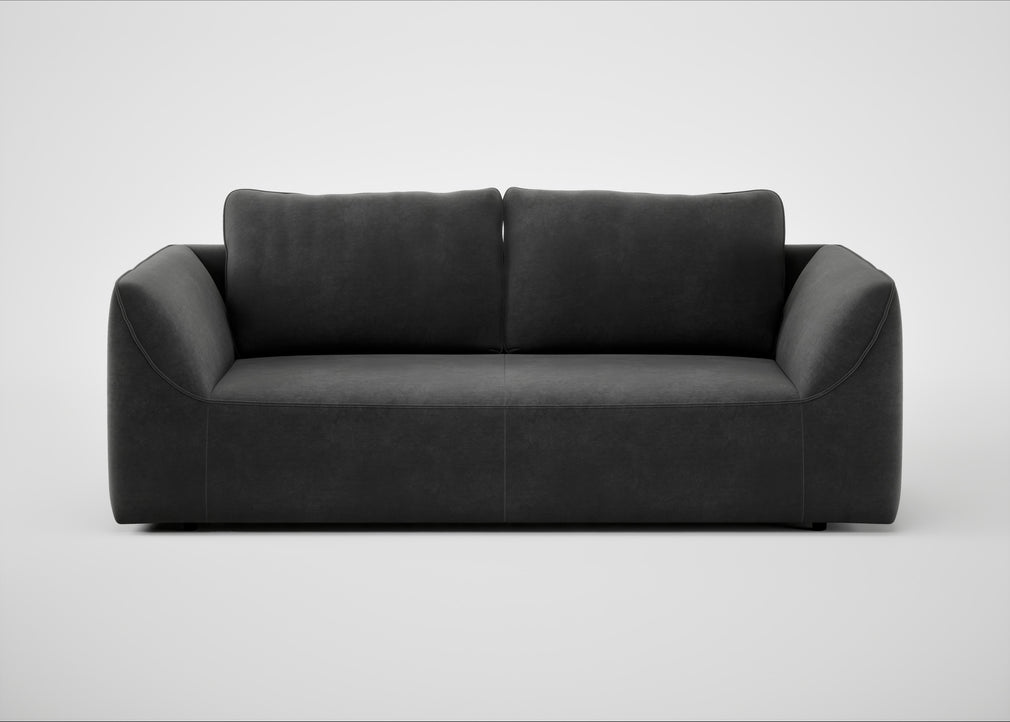 Morven 3 Seater Sofa Smart Luxe Velvet Nickel
