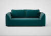 Morven 3 Seater Sofa Smart Luxe Velvet Ocean Green