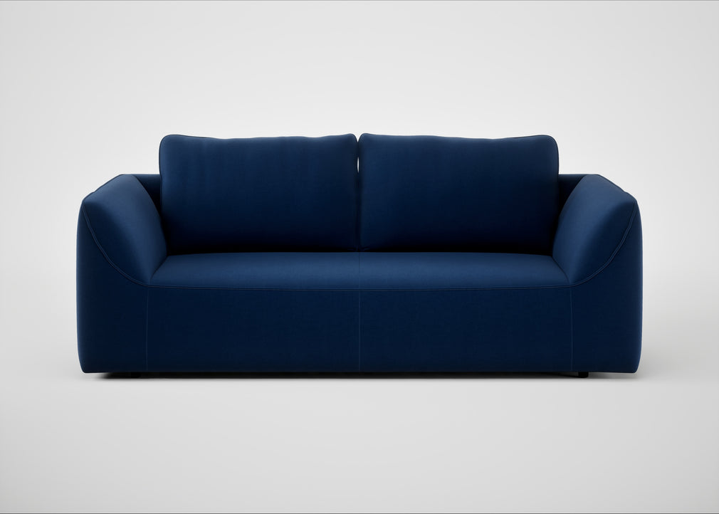 Morven 3 Seater Sofa Cotton Velvet Midnight