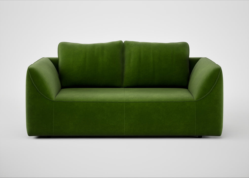 Morven 2 Seater Sofa Smart Luxe Velvet Grass