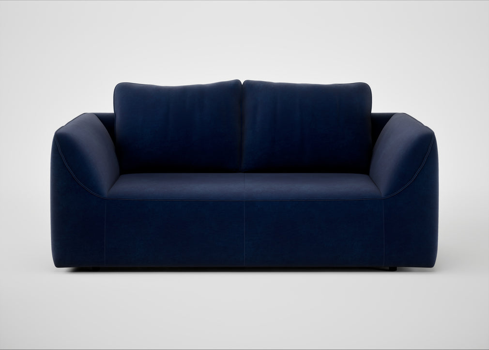 Morven 2 Seater Sofa Smart Luxe Velvet Midnight