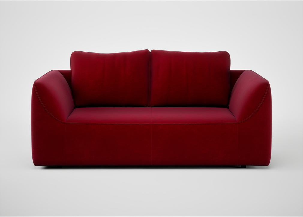 Morven 2 Seater Sofa Smart Luxe Velvet Mulberry