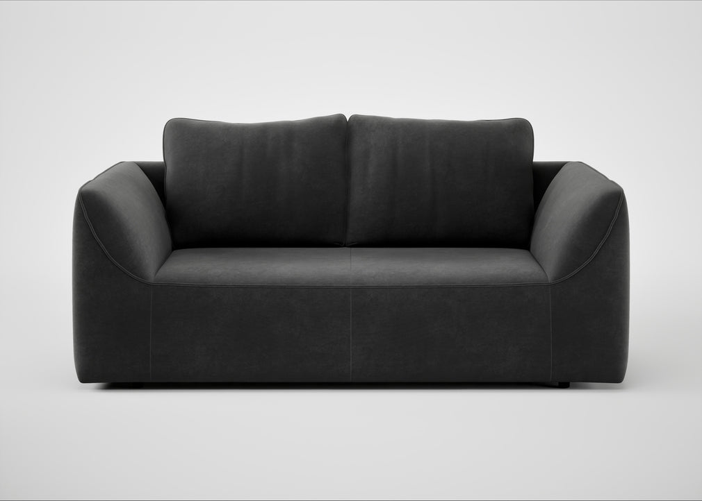 Morven 2 Seater Sofa Smart Luxe Velvet Nickel