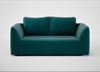 Morven 2 Seater Sofa Smart Luxe Velvet Ocean Green