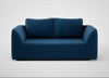 Morven 2 Seater Sofa Cotton Velvet Petrol
