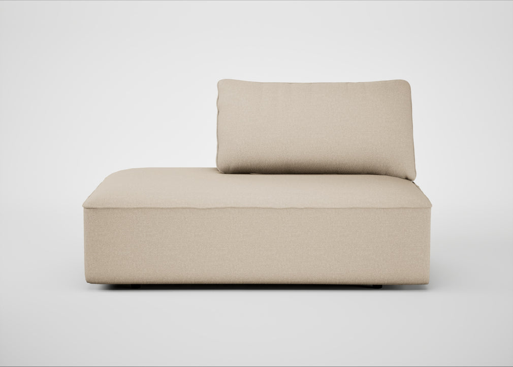 Morven Left Hand Facing Open End Unit Brushed Cotton Oat