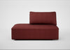 Morven Left Hand Facing Open End Unit Capelo Linen-Cotton Etruscan Red