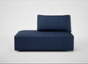 Morven Left Hand Facing Open End Unit Capelo Linen-Cotton Inkspot