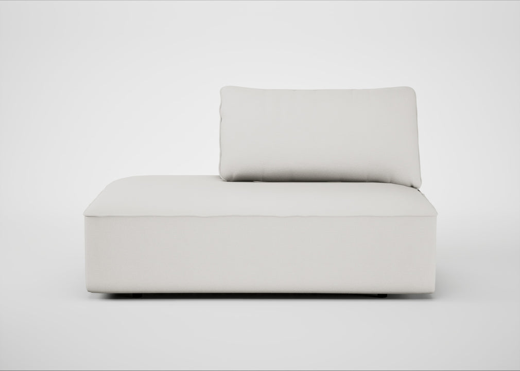 Morven Left Hand Facing Open End Unit Capelo Linen-Cotton Sea Salt