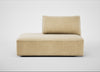 Morven Left Hand Facing Open End Unit Smart Luxe Velvet Biscuit